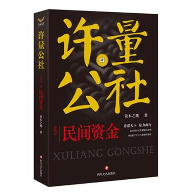 正版书籍 许量公社4 民间资金 9787541145070 四川文艺出版社