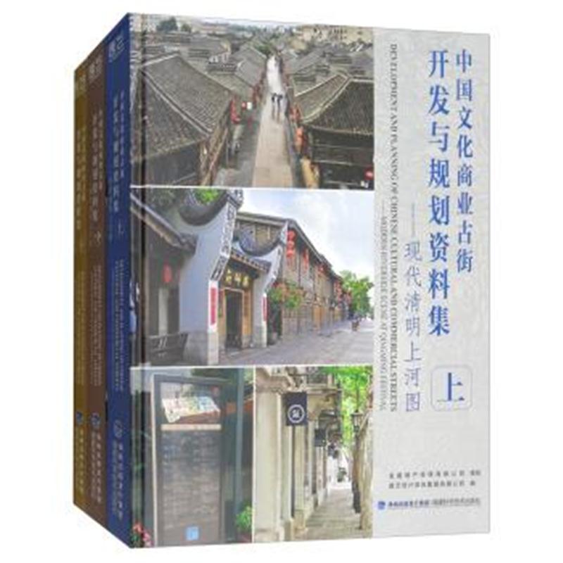 正版书籍 中国文化商业古街开发与规划资料集：现代清明上河图(套装上中下