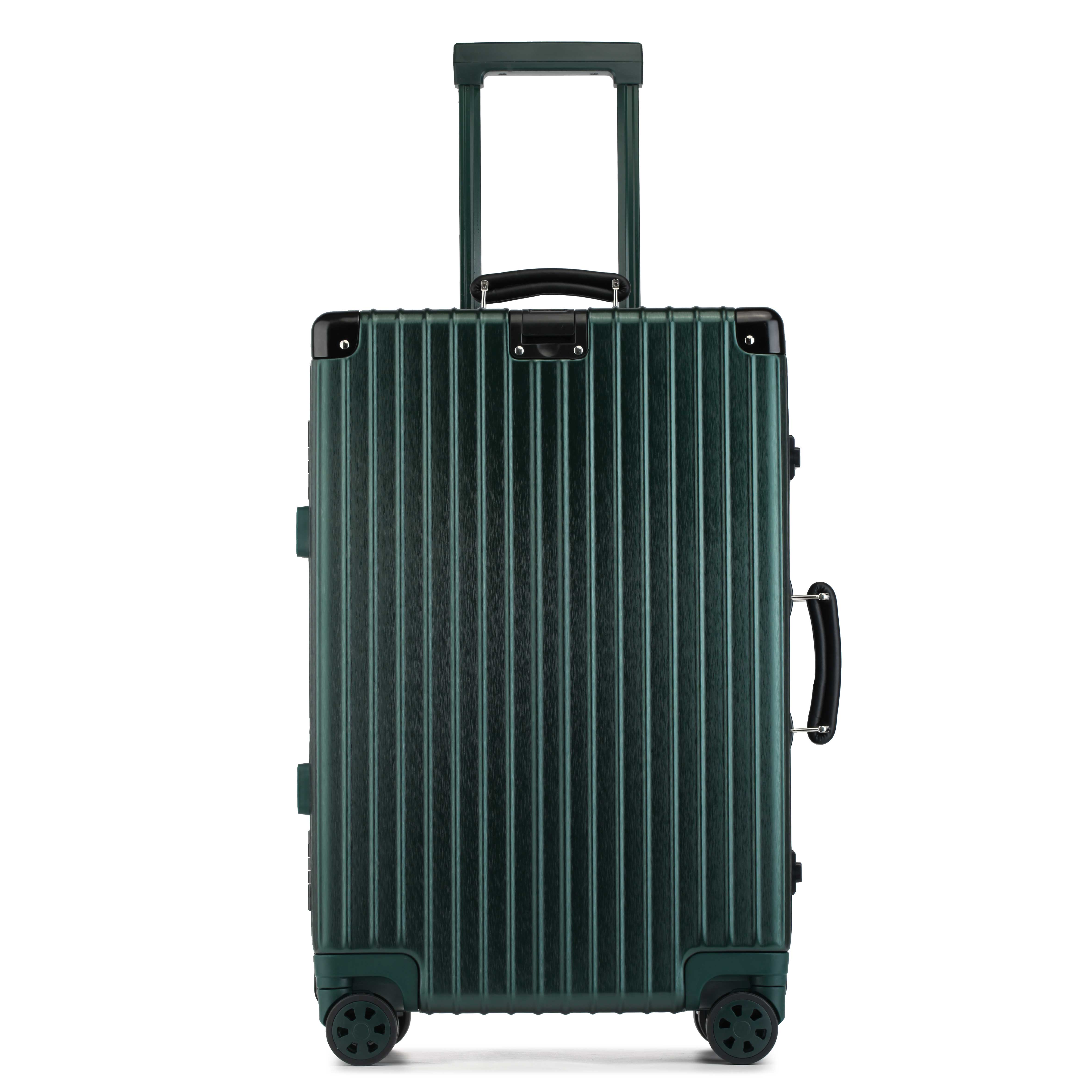 寸拉杆箱旅行箱万向轮朵徕行李箱男女大容量加厚铝框边硬箱pc abs箱子