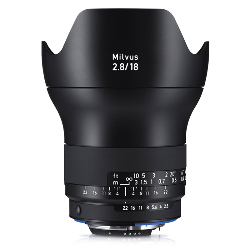 ZEISS蔡司Milvus 猎鹰系列 18/2.8 广角定焦 镜头(2.8/18) 尼康卡口 77mm蔡司镜头