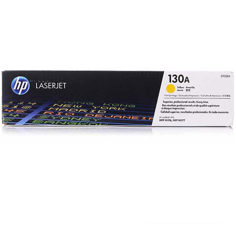 惠普(HP)130A CF352A 黄色粉盒(适用LaserJet Pro Color M176n/ M177fw)