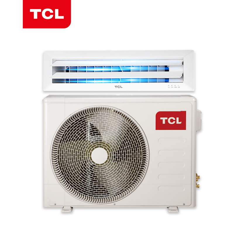 TCL 家用/商用中央空调 一拖一风管机 吊顶式 超薄 静音 6年保修 5匹冷暖适用45-70㎡ KFRD-120F5W