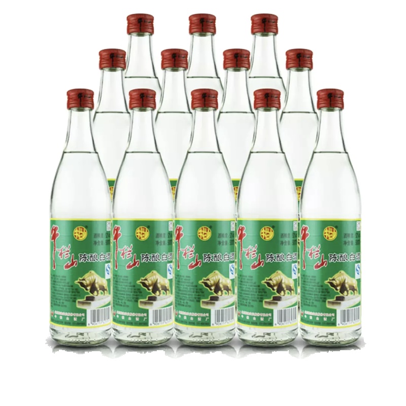 牛栏山二锅头百年陈酿白酒52度500ml*12瓶整箱套装白牛二