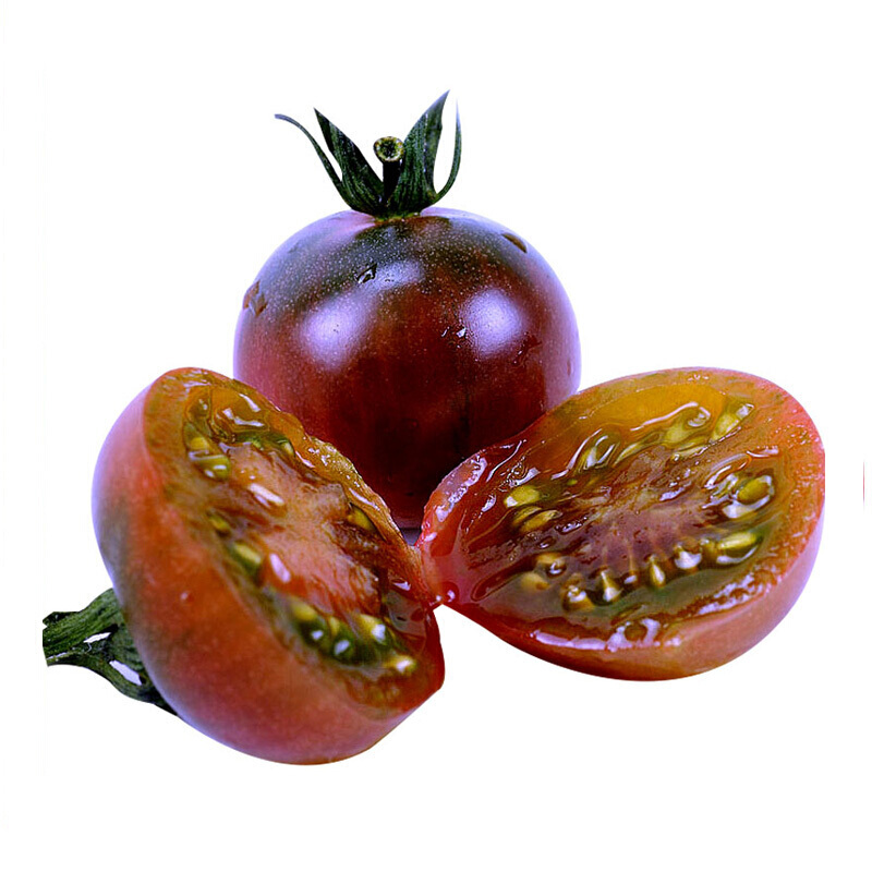 博多客 东北碱地黑珍珠西红柿新鲜莓番茄铁皮柿子2.5kg小灯笼柿子