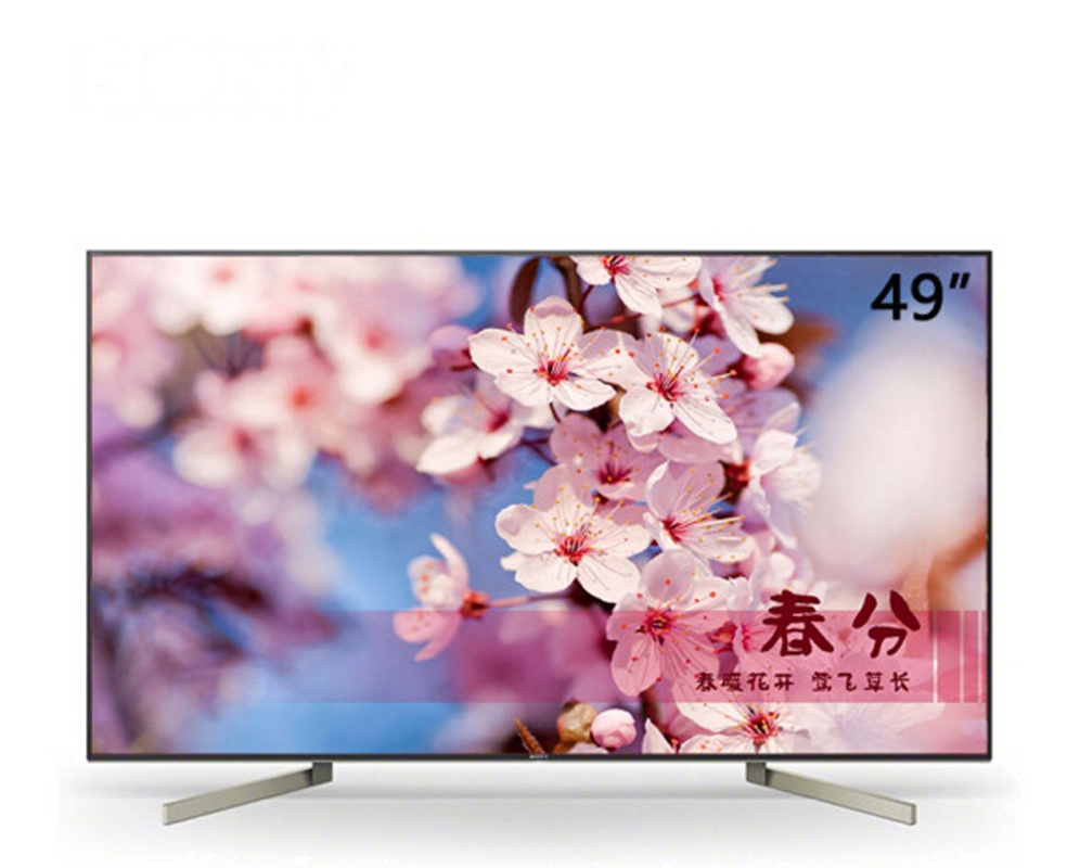 索尼(SONY)KD-49X9000F 49英寸 4K超高清 明锐动态技术让运动画面更清晰 安卓7.0让电视更智能