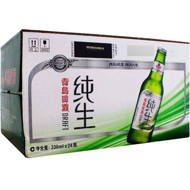 青岛啤酒 tsingtao 青岛纯生330ml*24瓶
