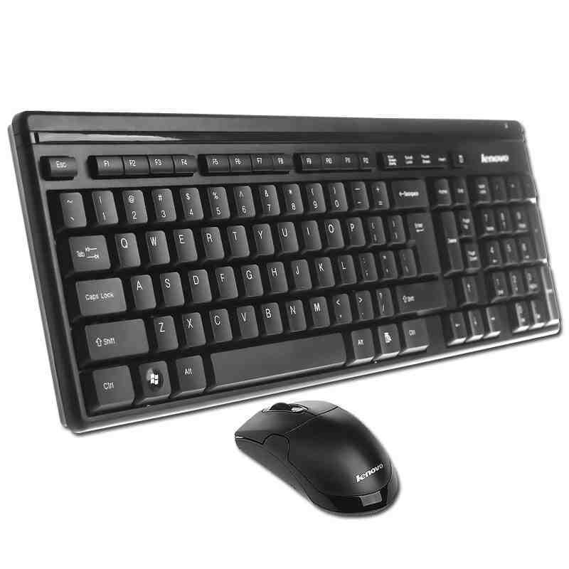 联想KM4905无线键鼠套装 无线键盘鼠标套件 笔记本台式机 人体光学无线 通用键盘