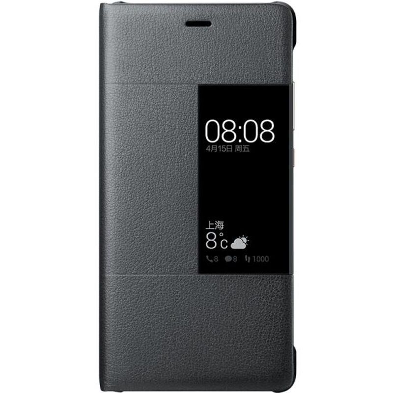 华为原装P9plus手机壳/保护套 智能休眠开窗皮套 防摔保护壳 P9plus 翻盖套5.5英寸专用 送钢化膜