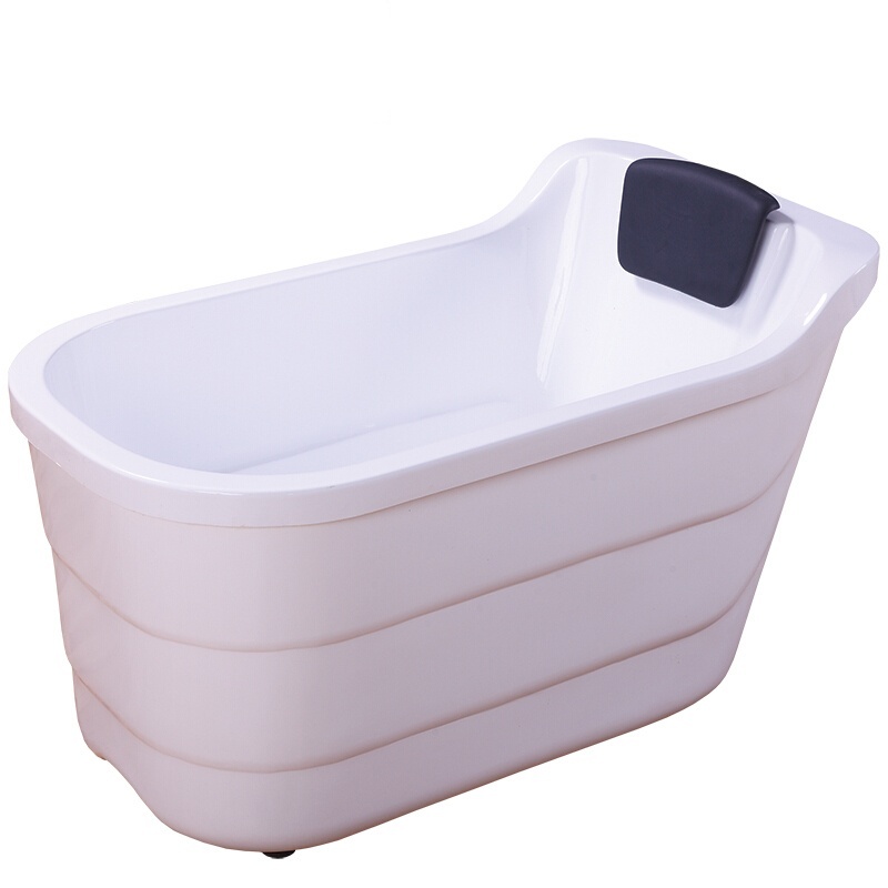 浴缸亚克力家用小浴缸独立式浴盆1.1m1.2米1.3米宽63cm迷你浴缸都市诱惑