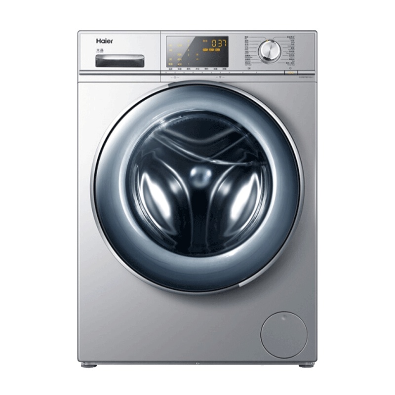 Haier/海尔滚筒洗衣机10公斤 直驱变频 洗干一体机 全自动家用大容量 超薄洗衣机G100678HB14SU1