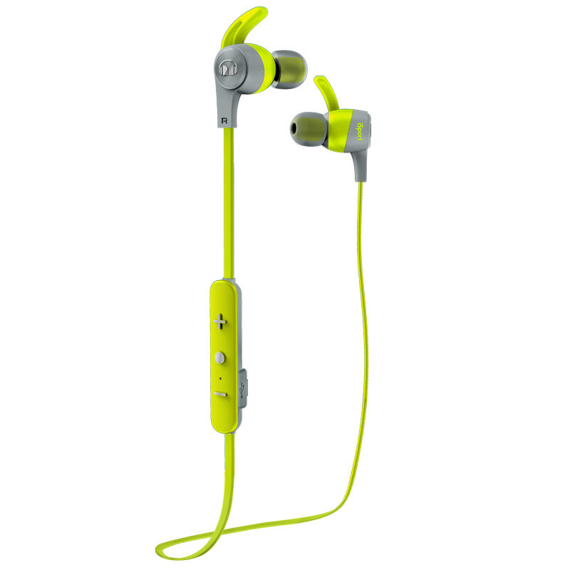 魔声(Monster)iSport Achieve BT爱运动 无线蓝牙运动耳机 手机通用带耳麦耳塞入耳式跑步耳机 绿色