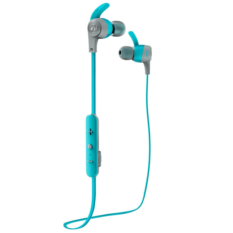 魔声(Monster)iSport Achieve BT爱运动 无线蓝牙运动耳机 手机通用带耳麦耳塞入耳式跑步耳机 蓝色
