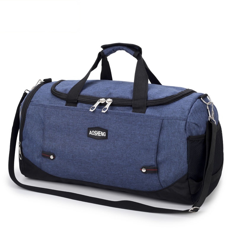 短途旅行包女手提行李包男大容量简约旅行袋轻便登机包防水健身包