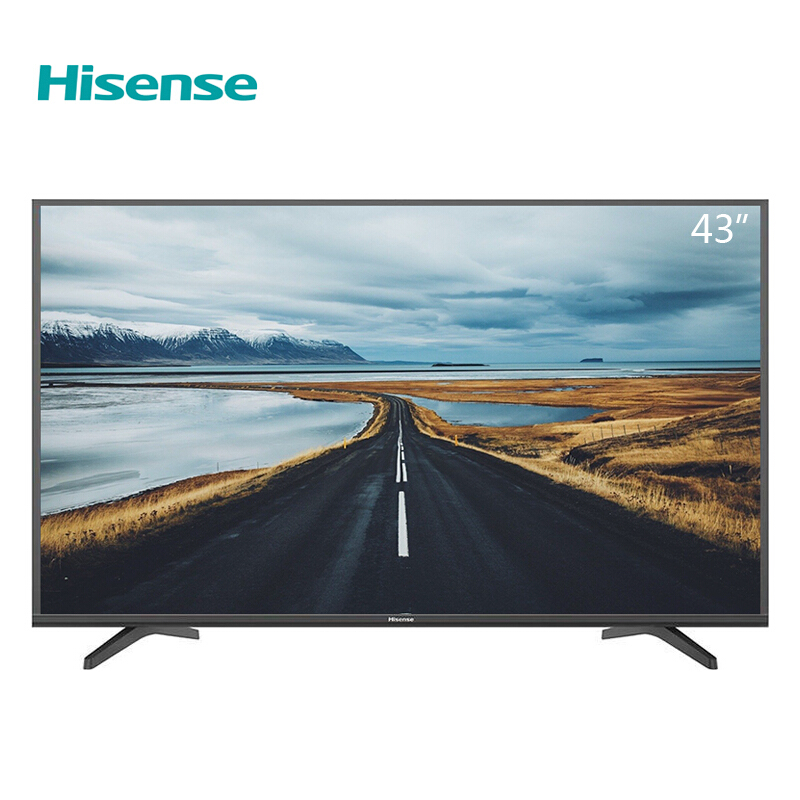 海信(hisense) led43n2000 43英寸窄邊藍光黑色液晶電視 高清