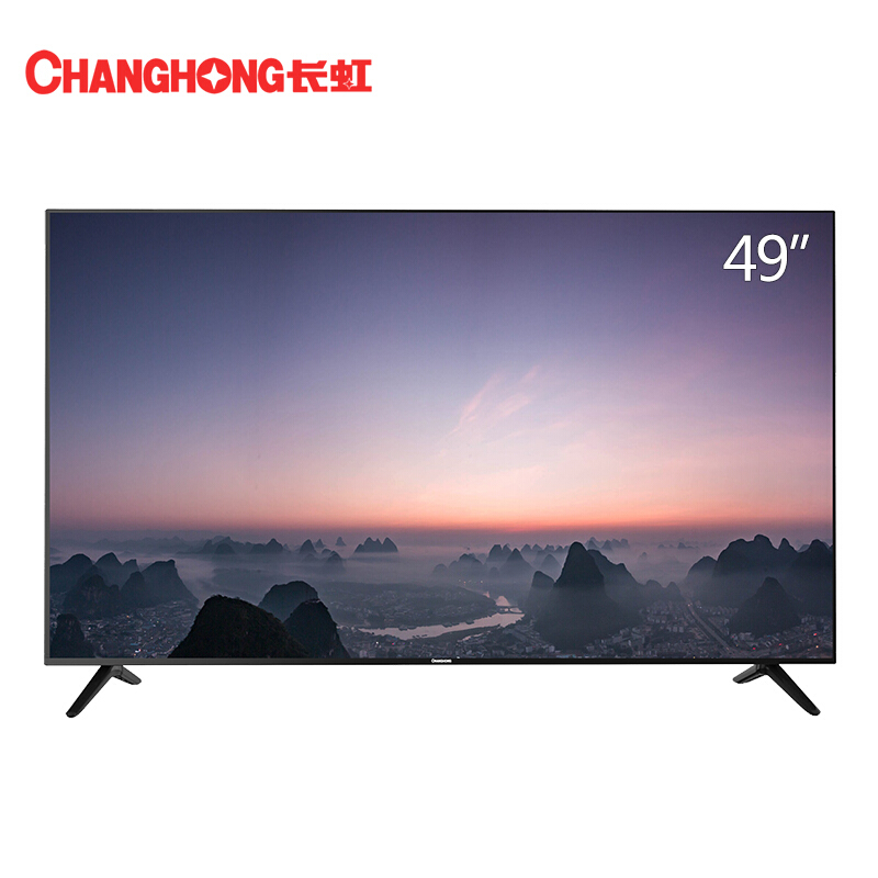 长虹(CHANGHONG)49D3S 49英寸4K超高清 人工智能 HDR 轻薄智能平板LED液晶电视机