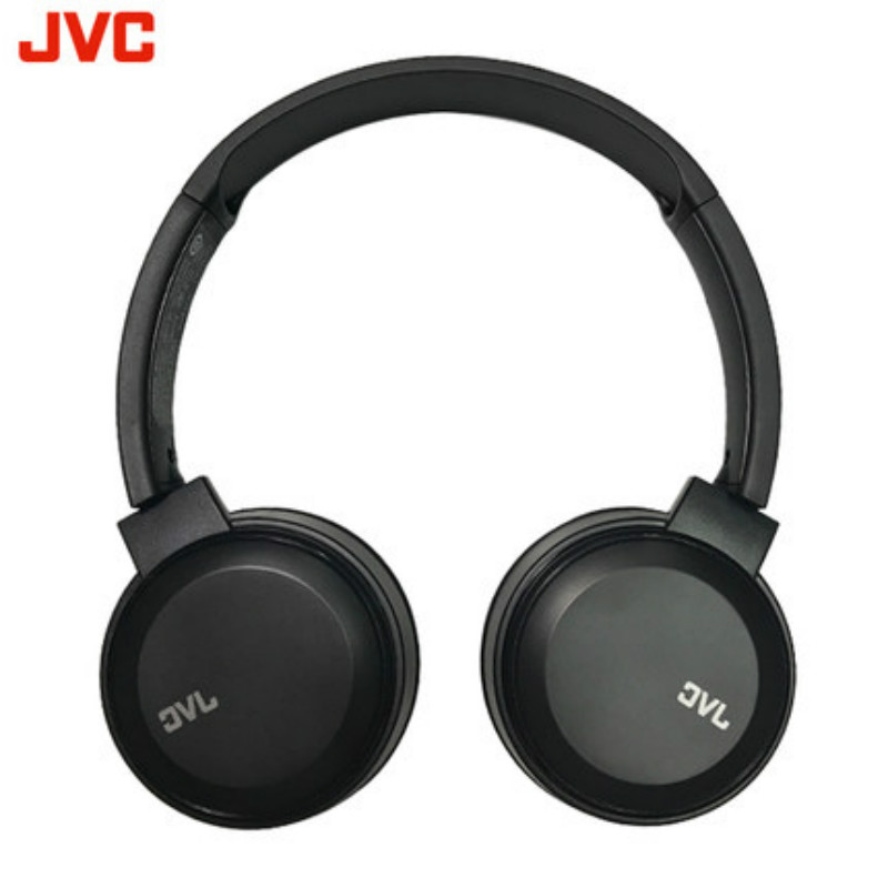 JVC/杰伟世 S38BT无线蓝牙耳机头戴式发烧级魔音HIFI重低音耳麦电脑游戏手机立体声通用带麦(黑色)