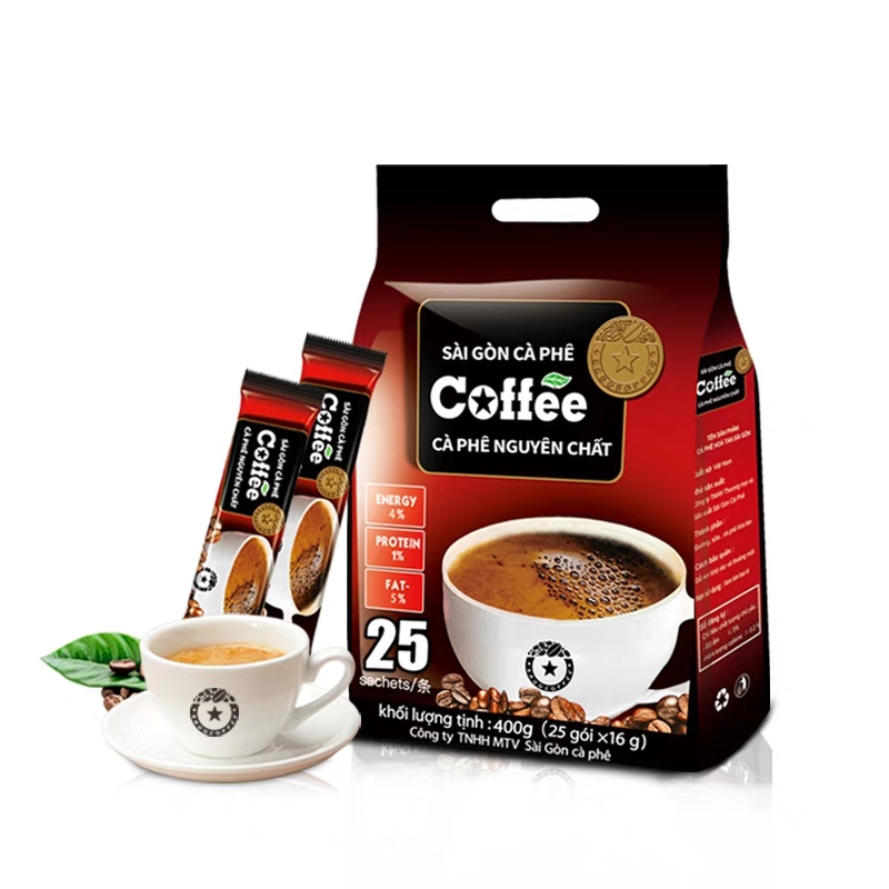 越南西贡咖啡 原味25支/400g袋装便携装 进口三合一速溶咖啡Sagocoffee   QD