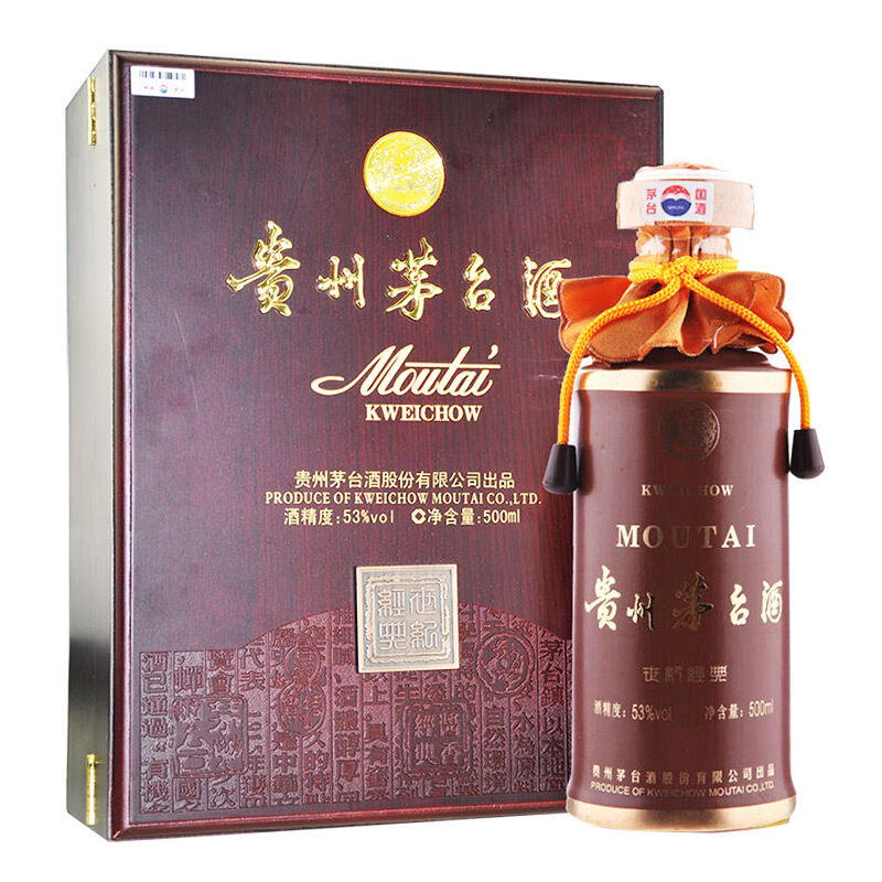 [歌德老酒行]贵州茅台酒 世纪经典 53度 500ml 酱香型 白酒 官方正品