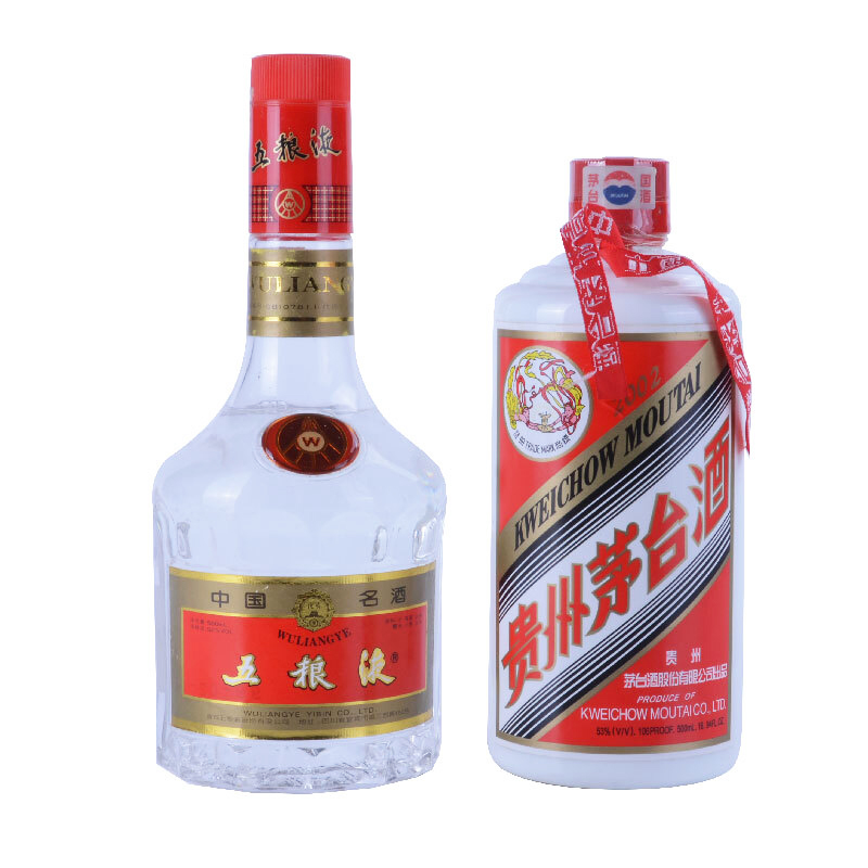 【歌德老酒】2008年53度飞天茅台500ml+2018年飞天茅台53度500ml