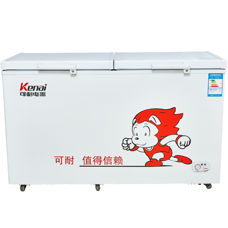 可耐（kenai）BD/BC-568 568升家用商用冰柜 雪糕柜饮品柜 冷藏冷冻转换柜顶开门冷柜 节能静音单温卧式