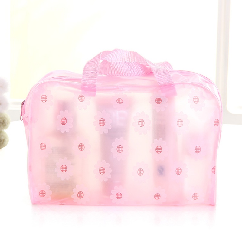 旅行化妆包女可爱韩国透明防水化妆袋大容量洗漱包小号便携收纳包(请先与客服确认再下单)