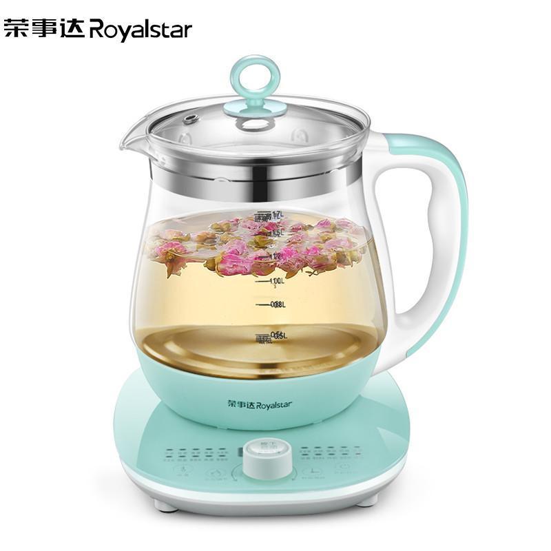 荣事达(Royalstar)养生壶家用加厚玻璃全自动多功能电热烧水壶花茶壶煮茶器煮茶器1.7L容量