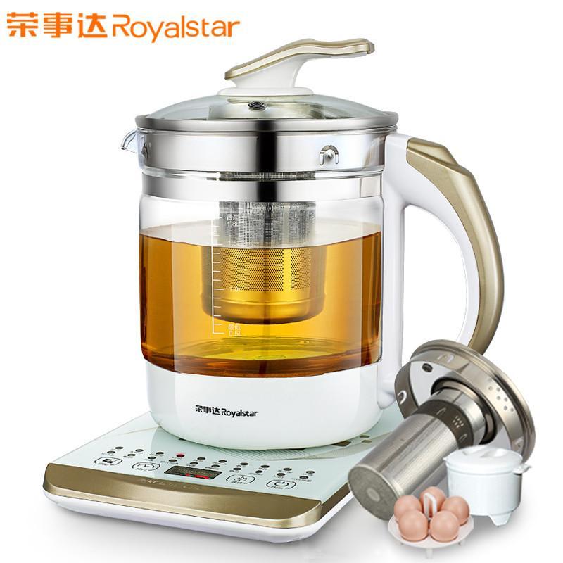 荣事达(Royalstar)养生壶多功能加厚玻璃全自动分体电煎药中药壶煮茶壶花茶壶1.8升