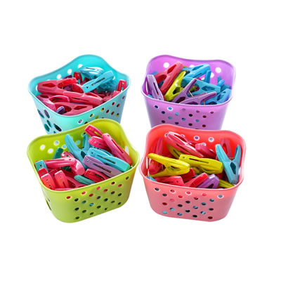 30个衣夹加厚子防风夹小晾衣夹内衣夹子耐用小夹子塑料晒衣架夹子