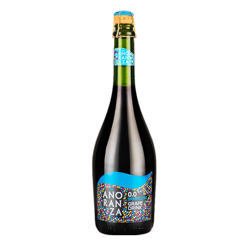 [店长推荐]LOZANO洛萨诺西班牙原瓶进口饮料无酒精气泡起泡葡萄汁100% 750ml*1瓶装