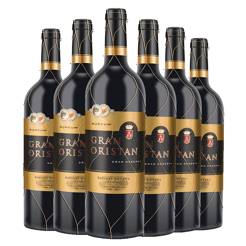 洛萨诺酒庄LOZANO西班牙原瓶原装进口DO级得奖酒金欧上干红葡萄酒红酒六支