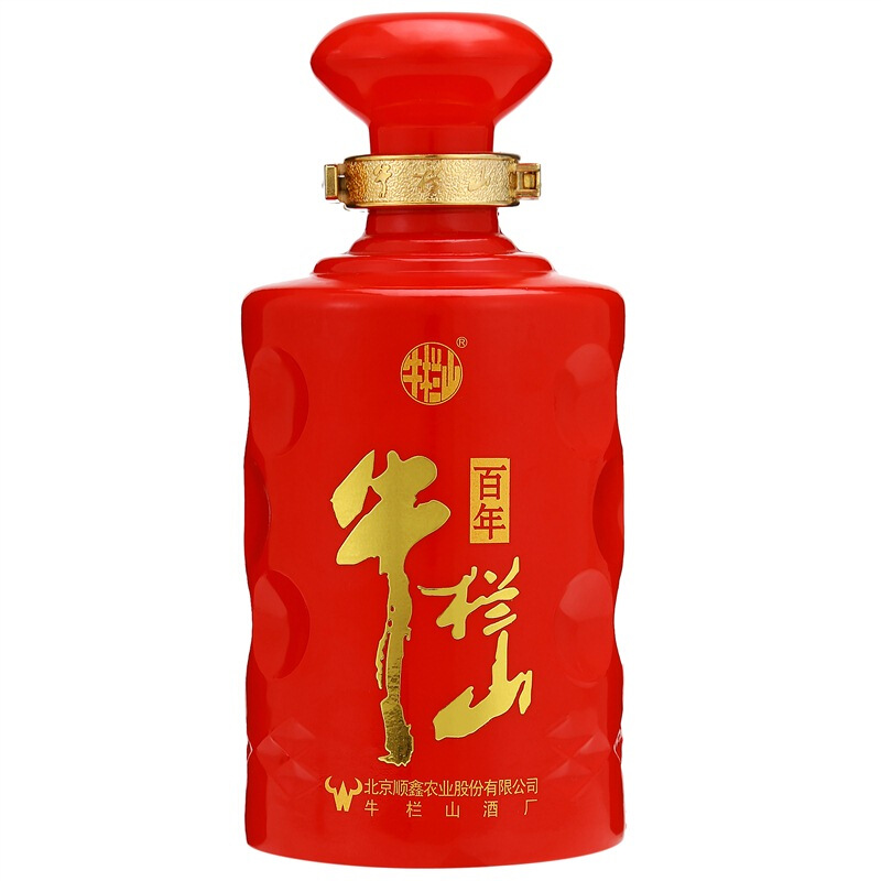 百年牛栏山 二锅头 百年红十二年（12年）53度500ml 浓香型白酒 单瓶