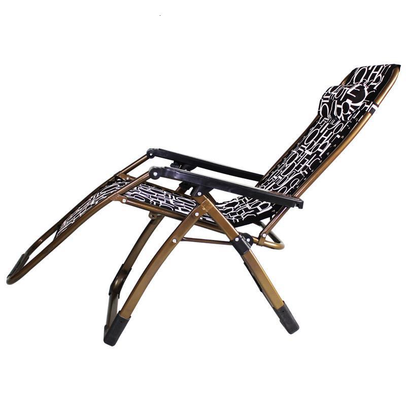 加厚钢管折叠椅午休椅便携户外折叠床办公室靠椅行沙滩椅休闲椅