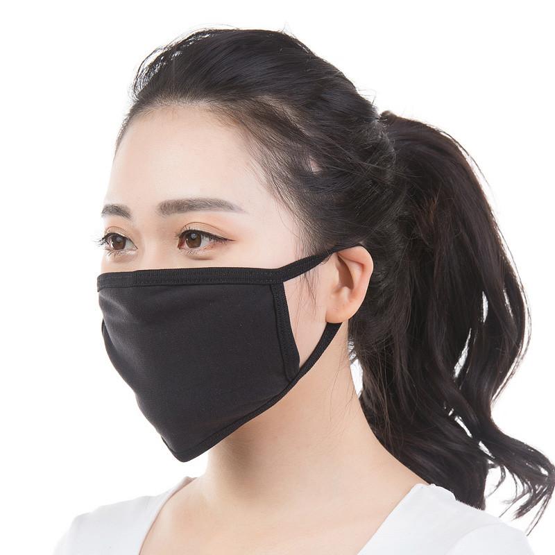 棉布口罩男女透气防晒防尘白色黑色夏季冬季口罩工业防粉尘口罩