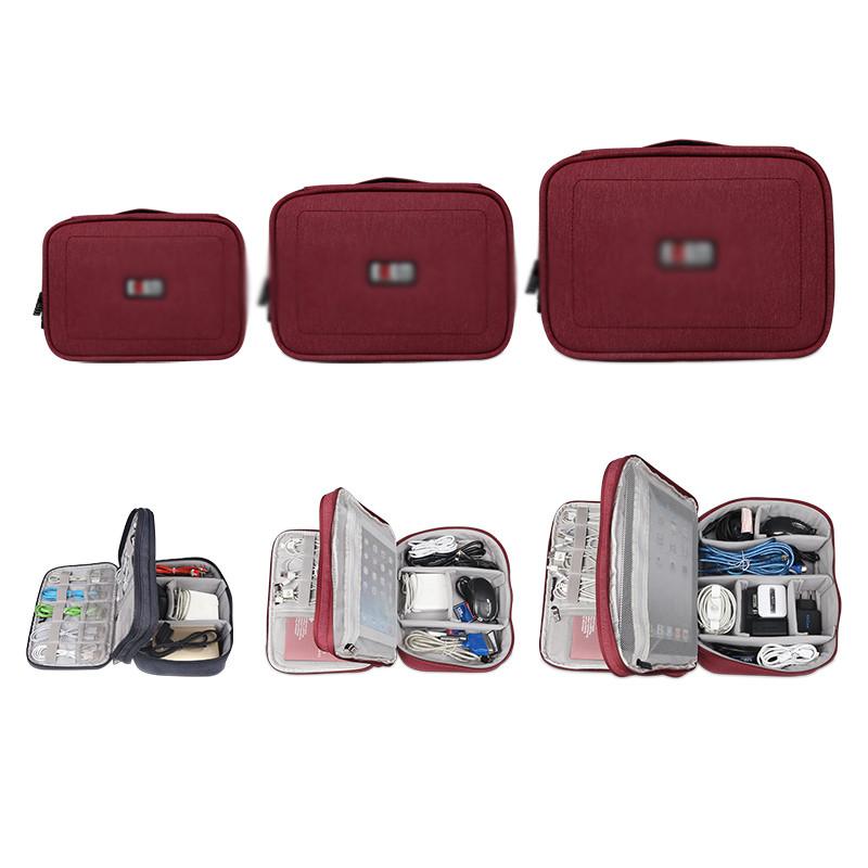旅行收纳包充电器整理袋耳机数据线便携包大容量储物收纳袋