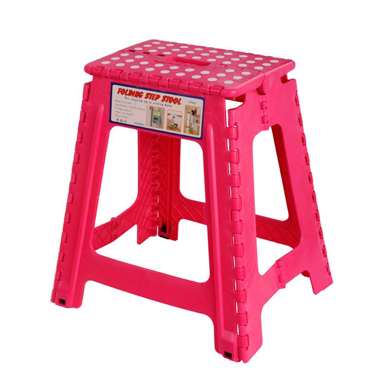 加厚塑料餐桌凳加高折叠凳子便携式户外成人折叠椅防滑折叠凳