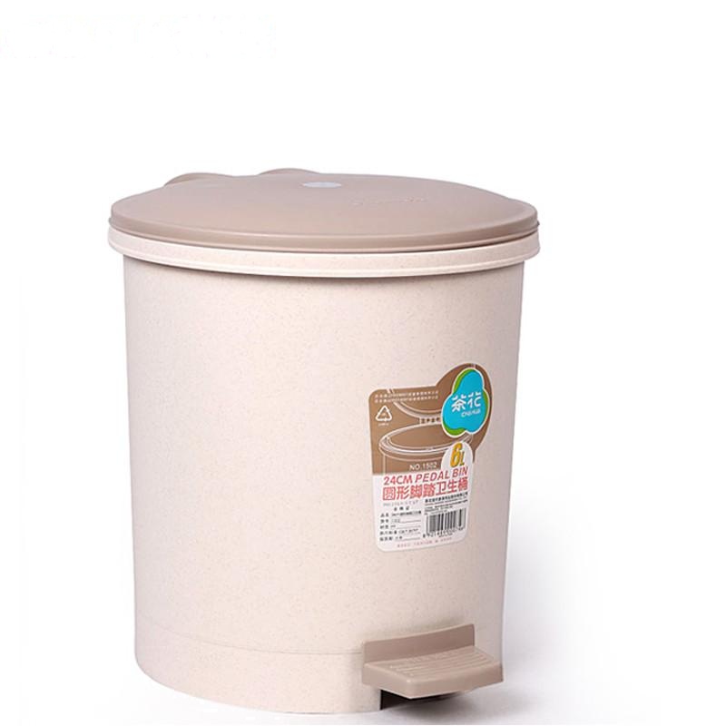 脚踏垃圾桶塑料桶欧式家用客厅厨房收纳桶带盖