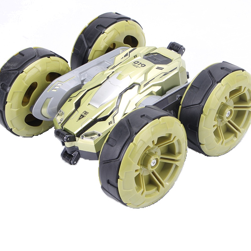 超大号四驱越野遥控汽车漂移特技变形双面车可充电儿童玩具车男孩 荣耀金