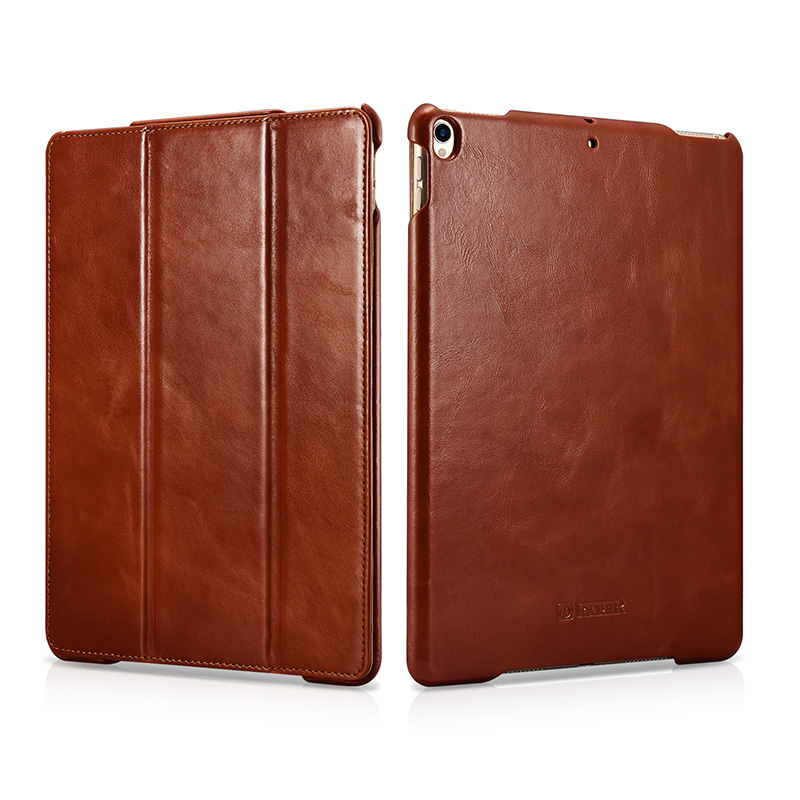 Apple/ 苹果iPad pro10.5英寸保护套全包真皮 适用于iPad pro保护壳皮质 10.5英寸复古棕