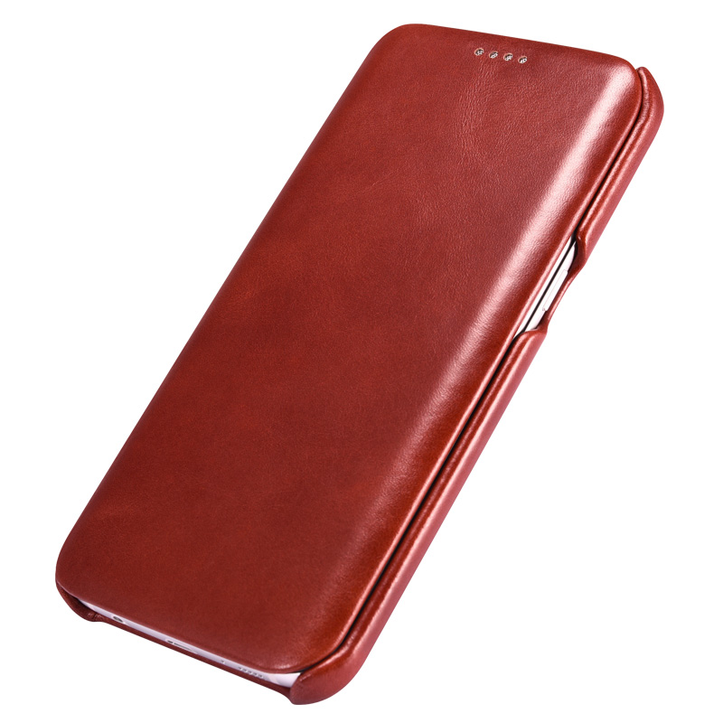 S7 edge/S7手机壳真皮手机保护套 适用于三星G9350 古典红(S7平面版)