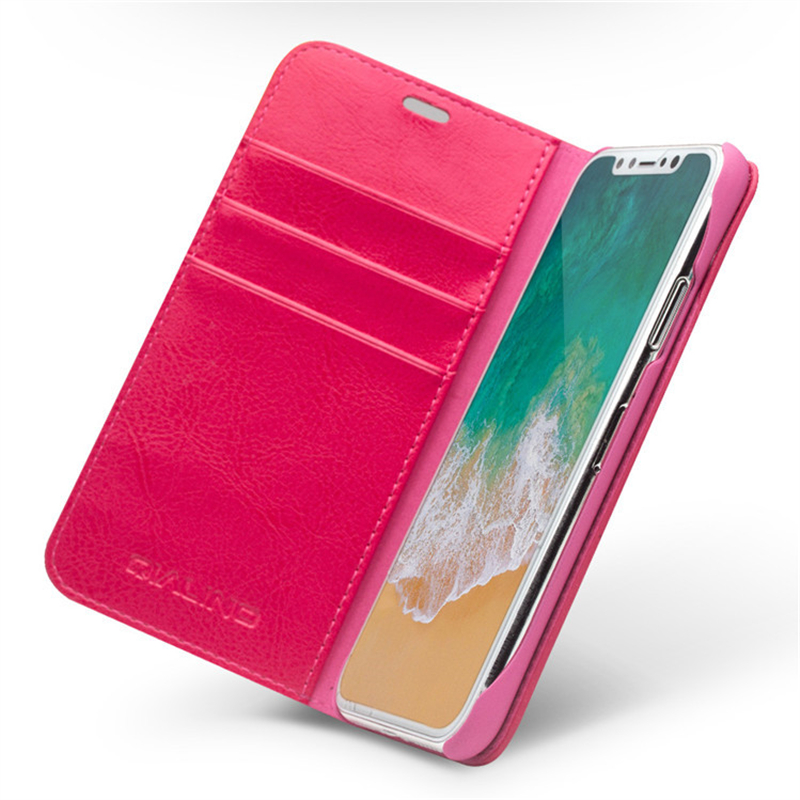 Apple/苹果x手机壳 防摔轻薄保护套 适用于iPhone X 经典玫红