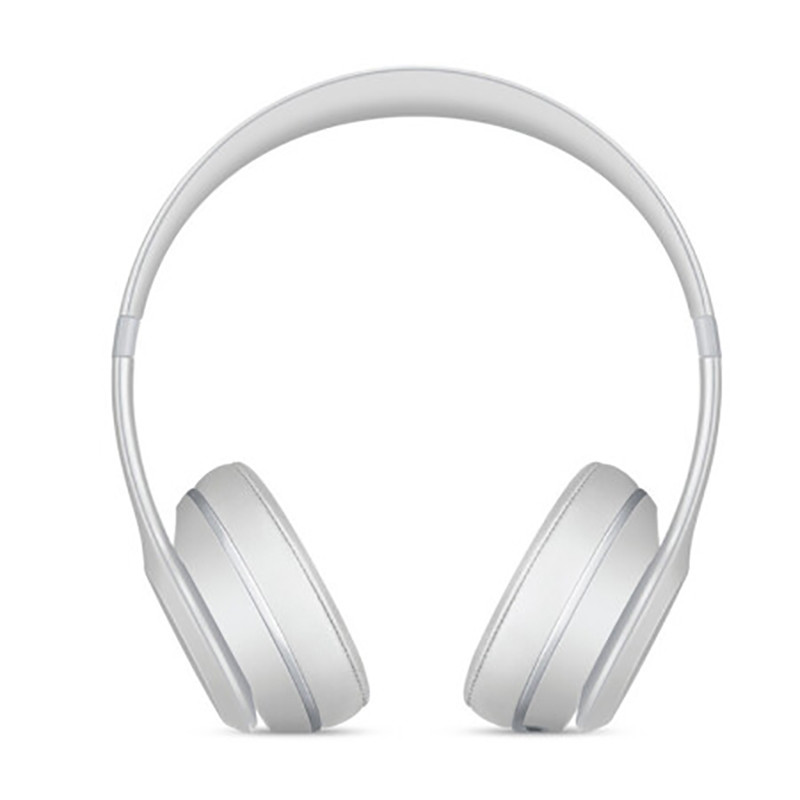 Beats Solo3 Wireless头戴式无线蓝牙耳机 舒适软垫可自由调节适配 哑光银