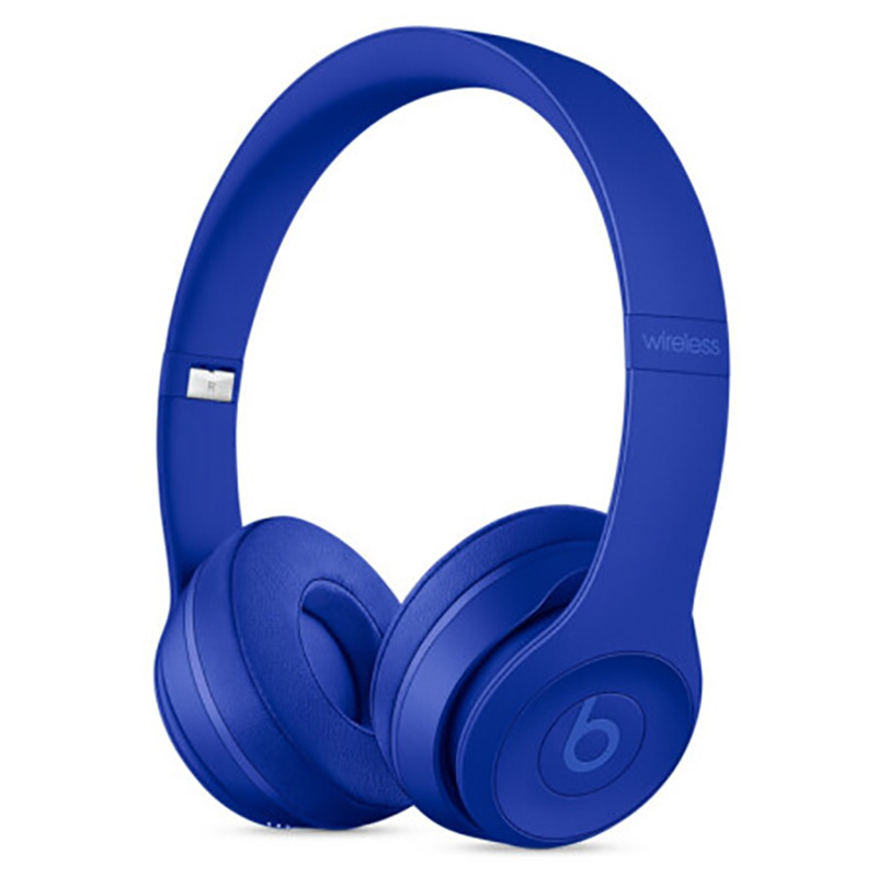 Beats Solo3 Wireless头戴式无线蓝牙耳机 舒适软垫可自由调节适配 深海蓝
