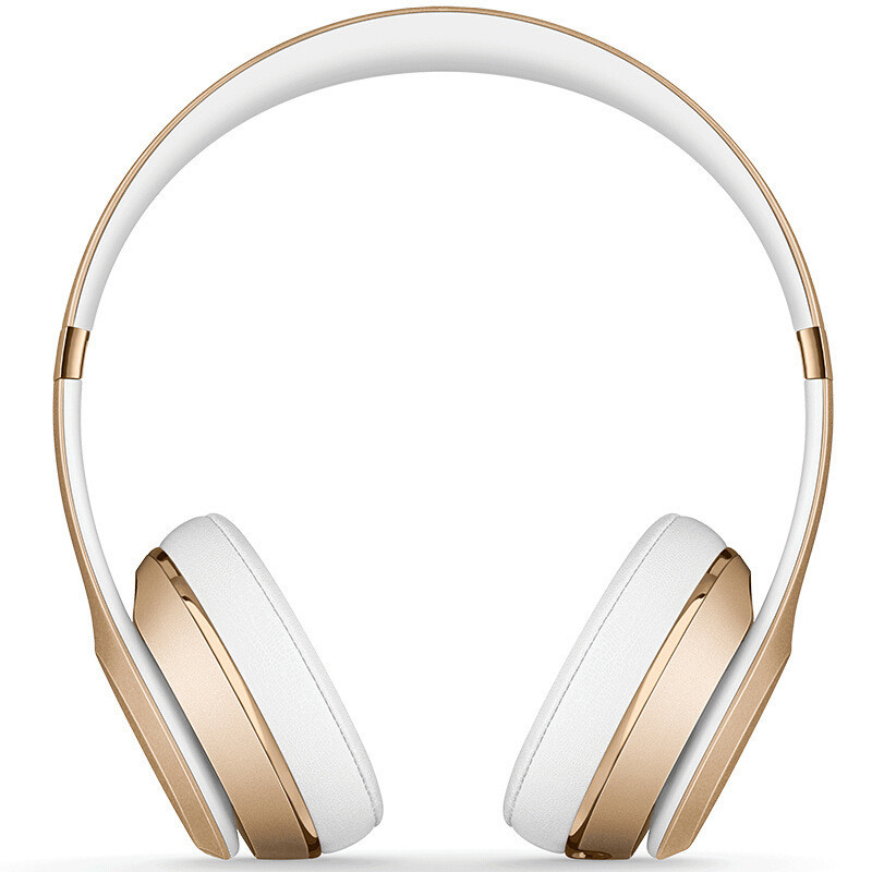 Beats Solo3 Wireless头戴式无线蓝牙耳机 舒适软垫可自由调节适配 金色