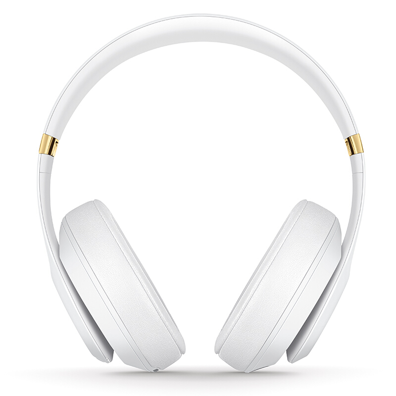 Beats Studio3 Wireless 头戴式 蓝牙无线降噪耳机 录音师无线3代 游戏耳机 含麦克风 白色