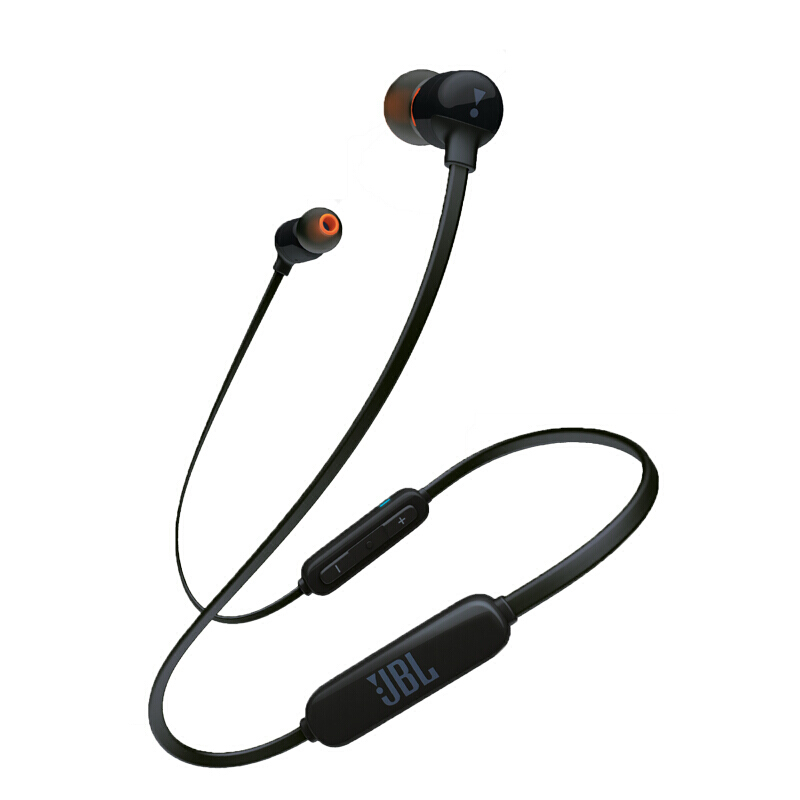 JBL/T110 BT蓝牙耳机无线入耳式耳机 通用手机通话游戏重低音耳机 T110 BT 黑色