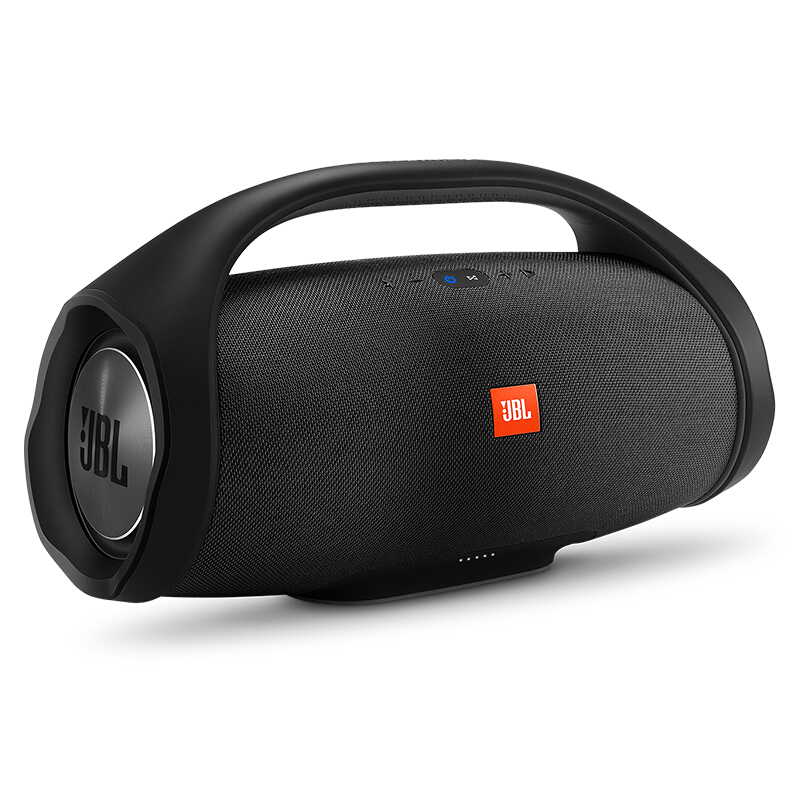 JBL Boombox 音乐战神 便携式蓝牙音箱低音炮 户外音响 防水设计 Hifi音质 黑色