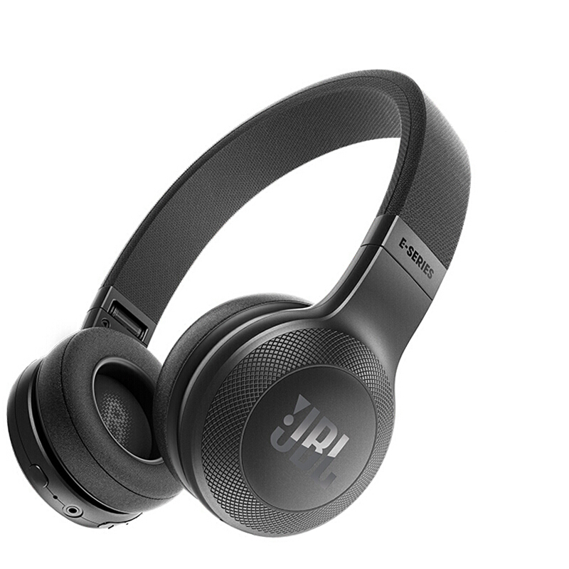JBL E45BT 无线蓝牙耳机 可折叠便携头戴式 立体声音乐耳机 重低音HIFI通话耳 黑色