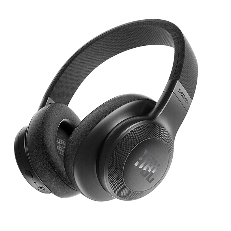 JBL E55BT 无线耳罩式耳机 可折叠便携头戴式蓝牙耳机 无线立体声音乐耳机 黑色