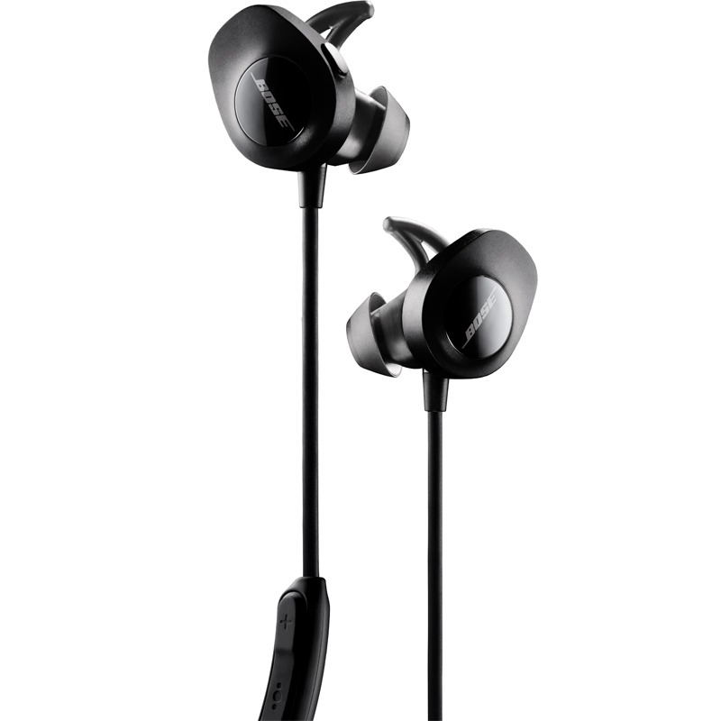 Bose SoundSport 无线耳机蓝牙防汗运动耳麦入耳式 内置麦克风简单操作 黑色