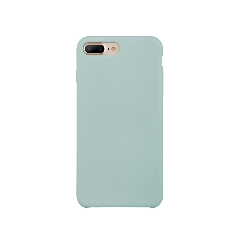 HIGE/苹果8/8+手机壳液态硅胶 原厂液态硅胶手机套 防撞防滑保护套 适用于iPhone8手机壳 宝绿色